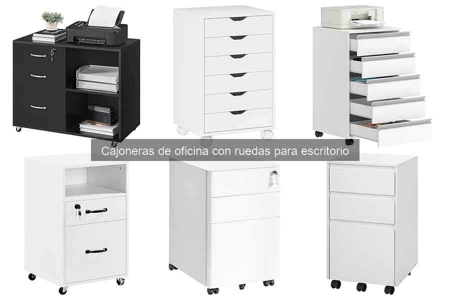 Usos Creativos de Cajoneras con Ruedas en Casa