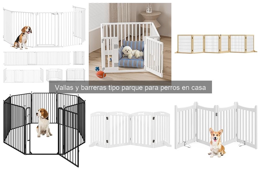 Vallas y barreras tipo parque para perros: características clave