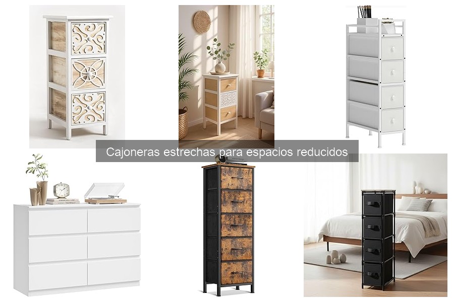 Ventajas de Cajoneras Estrechas en Pisos Pequeños