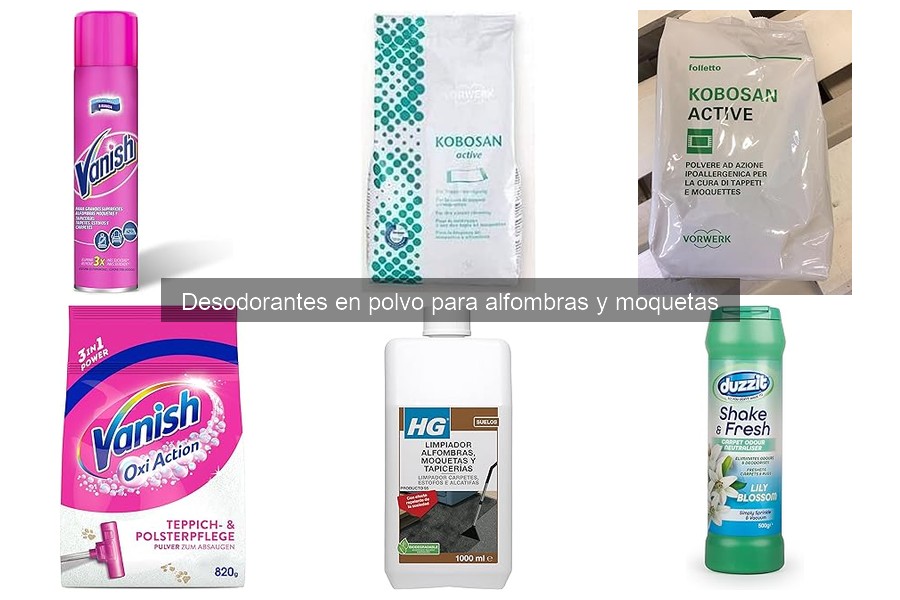 Ventajas de desodorantes en polvo para alfombras