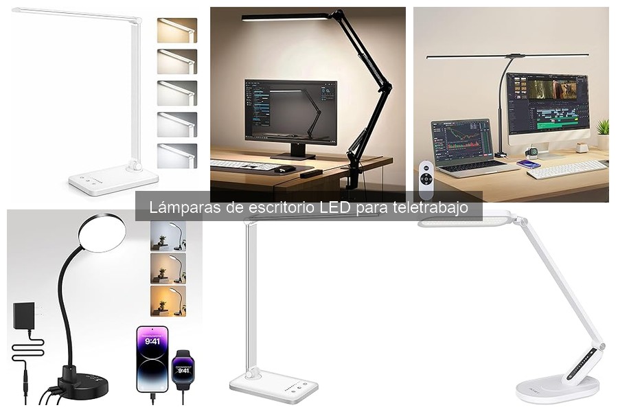 Ventajas de las lámparas LED para teletrabajo en casa