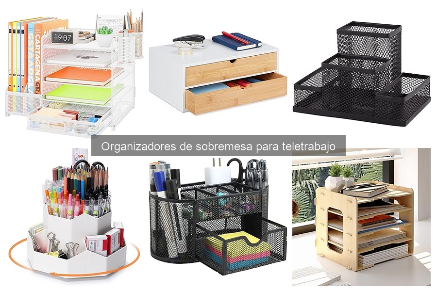 Ventajas de los organizadores de sobremesa en el teletrabajo