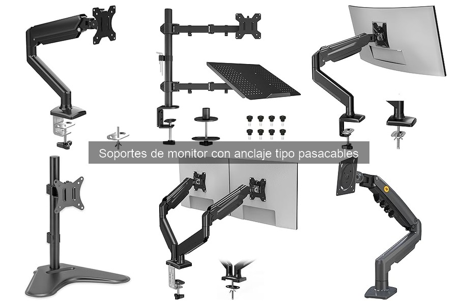 Ventajas de los soportes de monitor con pasacables en espacios pequeños