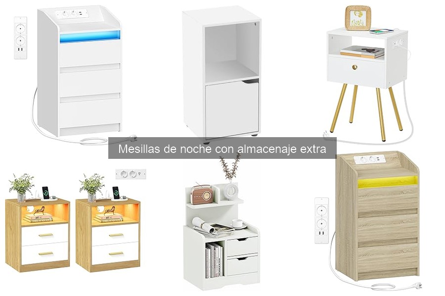 Ventajas de Mesillas de Noche con Almacenaje Extra
