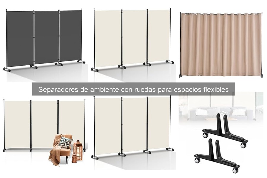 Ventajas de Separadores de Ambiente con Ruedas para Pisos Pequeños