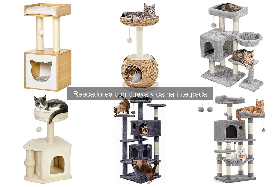 Ventajas de un rascador con cueva y cama integrada para gatos