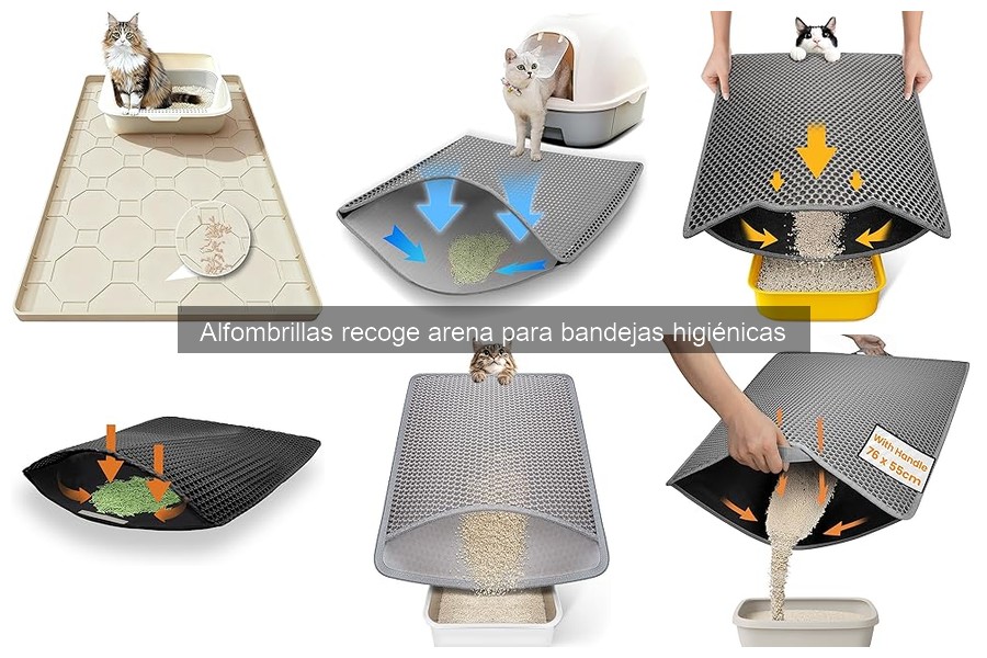 Ventajas de usar alfombrillas recoge arena para gatos