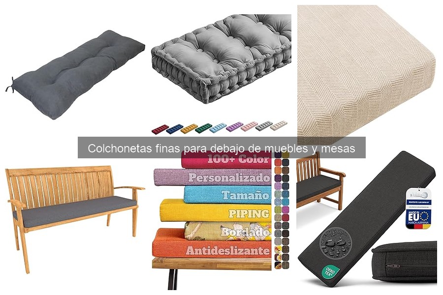 Ventajas de usar colchonetas finas debajo de muebles