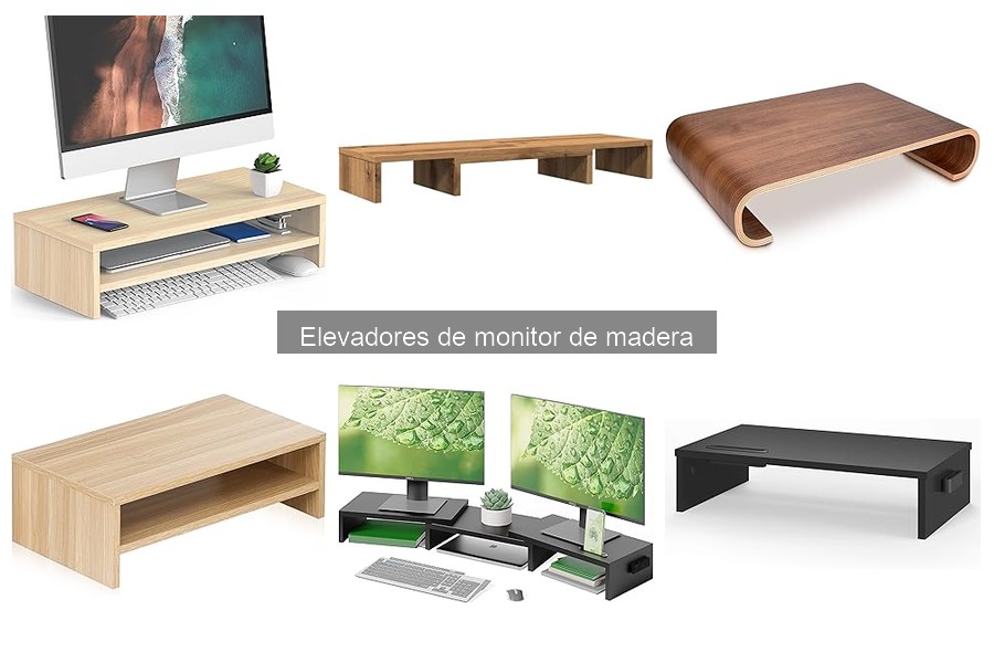 Ventajas de usar elevadores de monitor de madera en casa