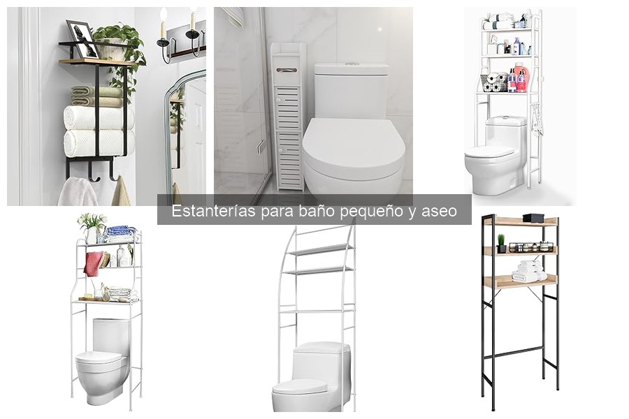 Ventajas de usar estanterías en baños pequeños y aseos