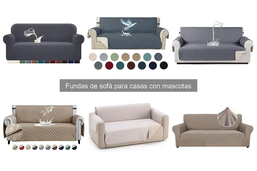 Ventajas de usar fundas de sofá en hogares con mascotas