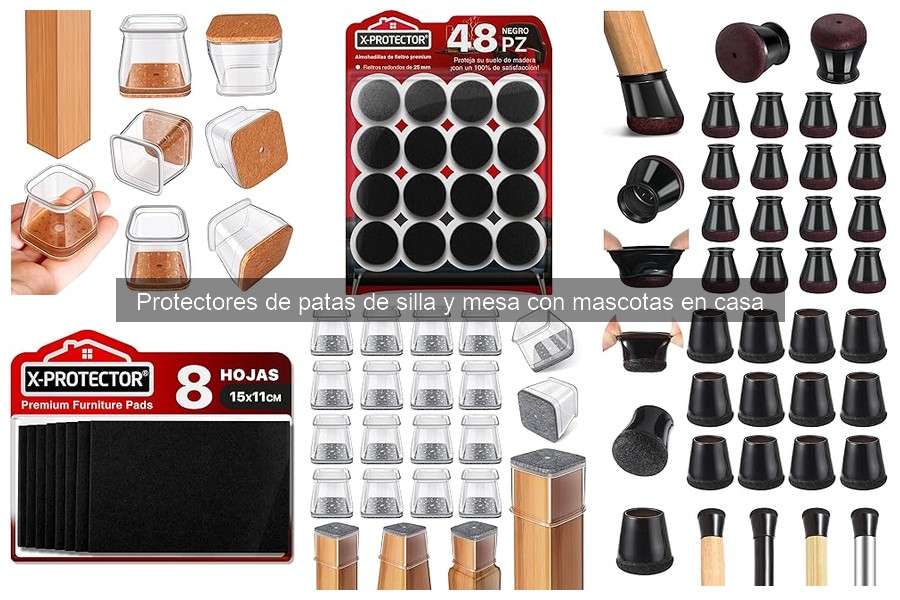 Ventajas de usar protectores de patas con mascotas en casa