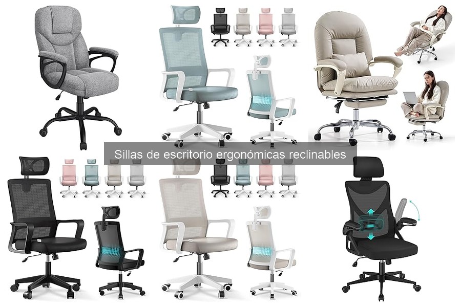 Ventajas de usar sillas de escritorio ergonómicas reclinables