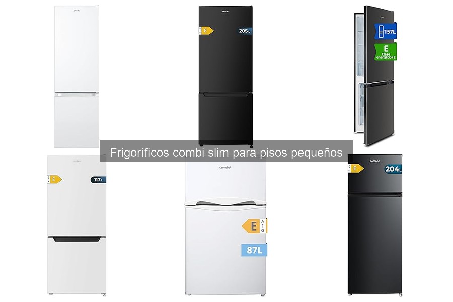 Ventajas del frigorífico combi slim en pisos pequeños