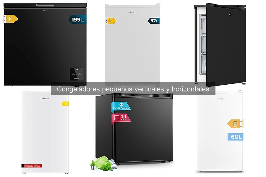 Ventajas y desventajas de congeladores verticales y horizontales