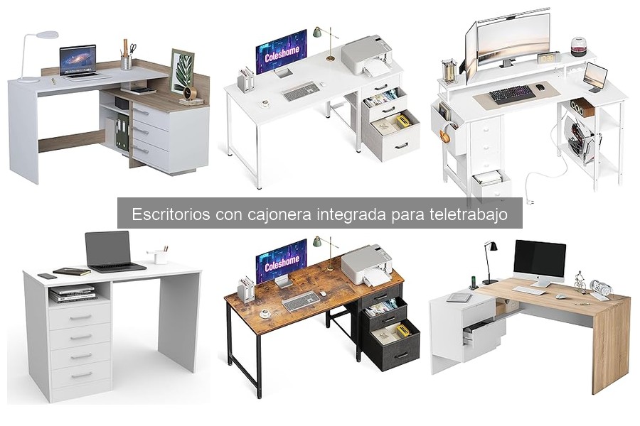 Ventajas y desventajas de escritorios con cajonera integrada