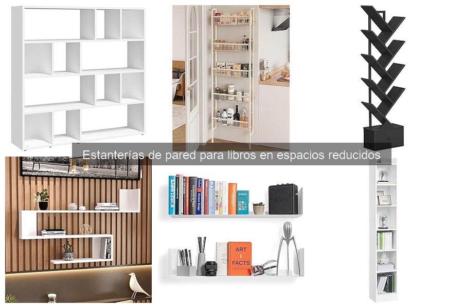 Ventajas y desventajas de estanterías de pared en pisos pequeños