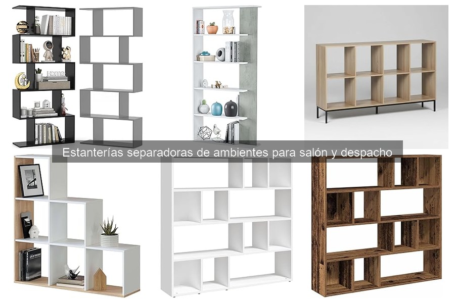 Ventajas y desventajas de estanterías separadoras en casa