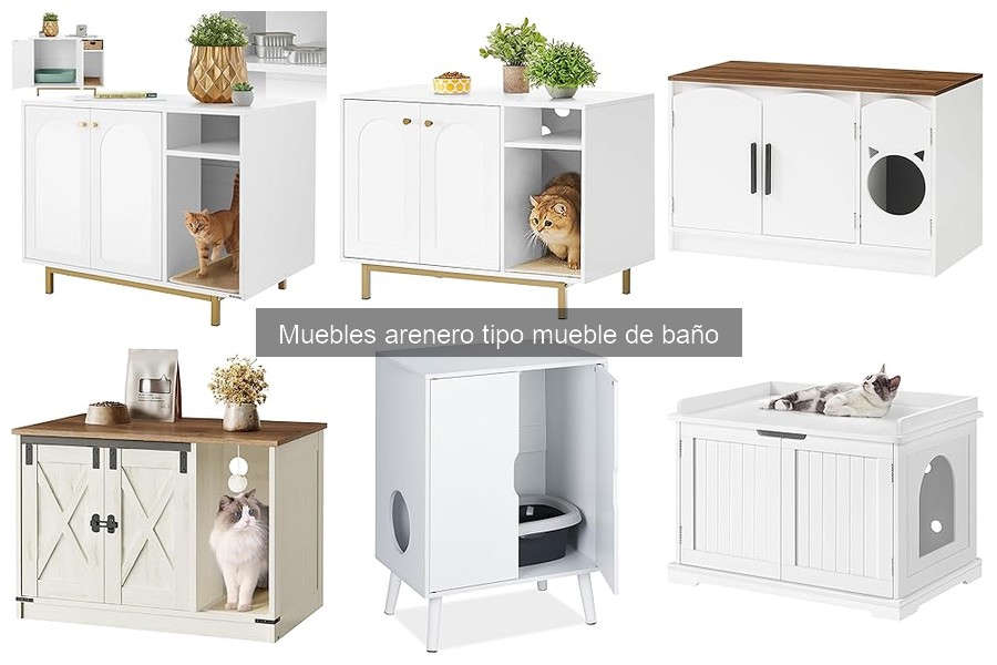 Ventajas y desventajas de los areneros tipo mueble de baño