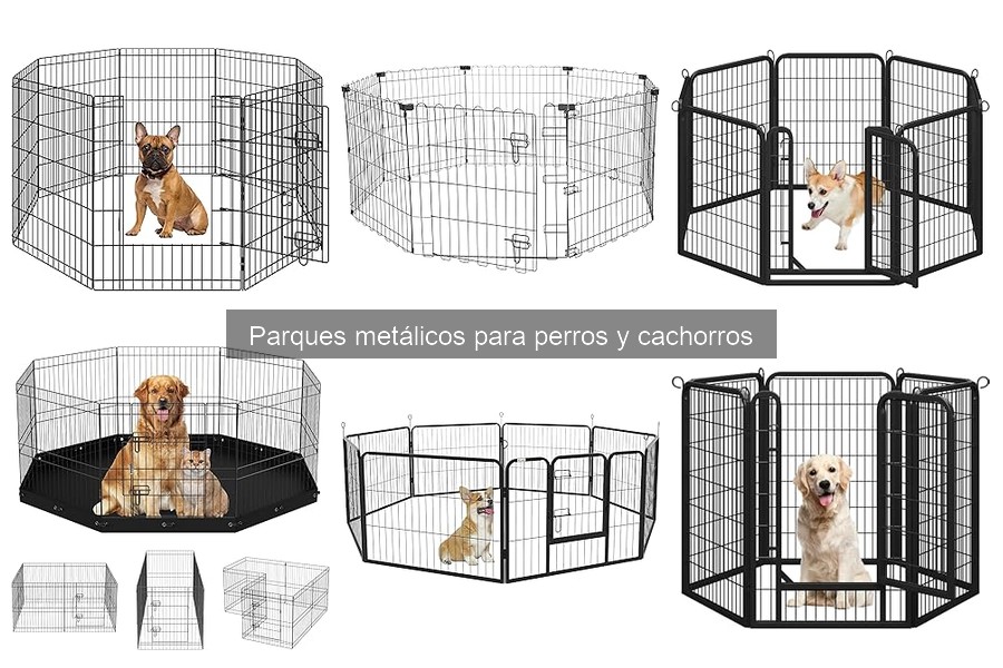 Ventajas y desventajas de los parques metálicos para perros