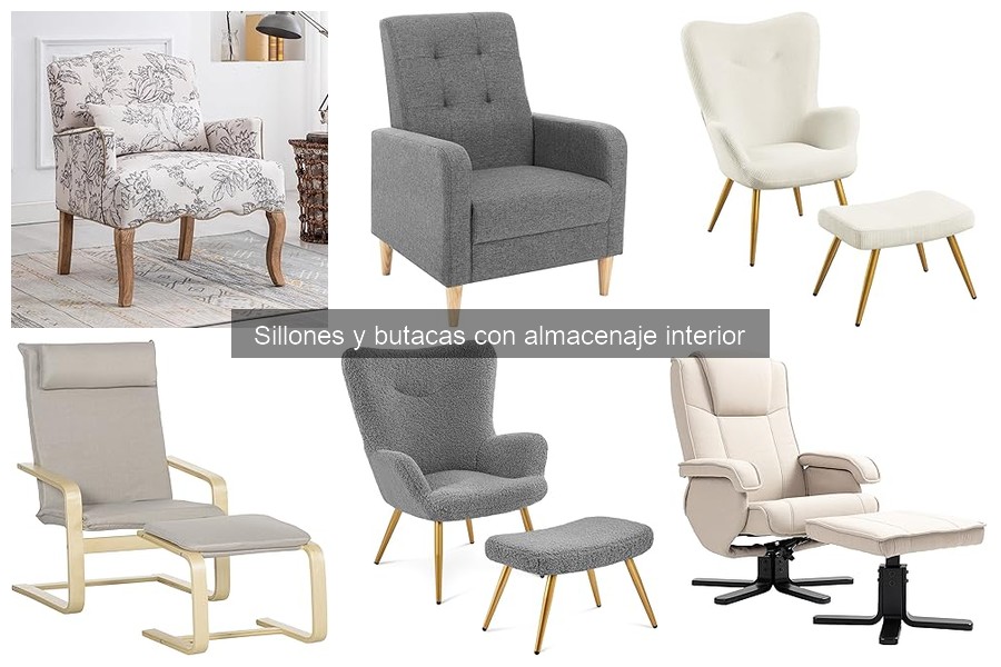 Ventajas y desventajas de los sillones con almacenaje interior