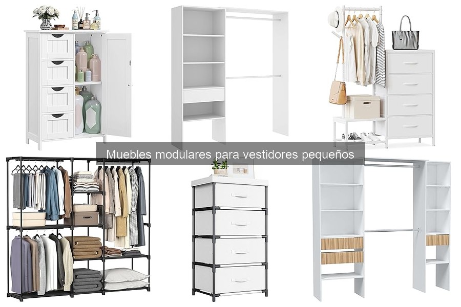 Ventajas y desventajas de muebles modulares en vestidores