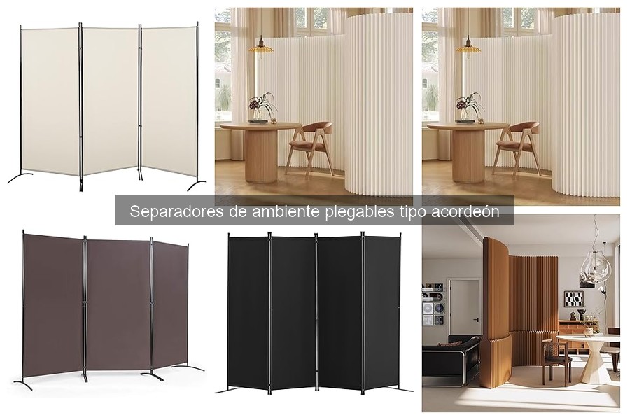 Ventajas y desventajas de separadores de ambiente plegables