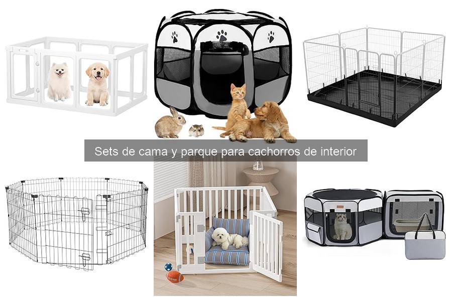 Ventajas y desventajas de sets de cama y parque para cachorros